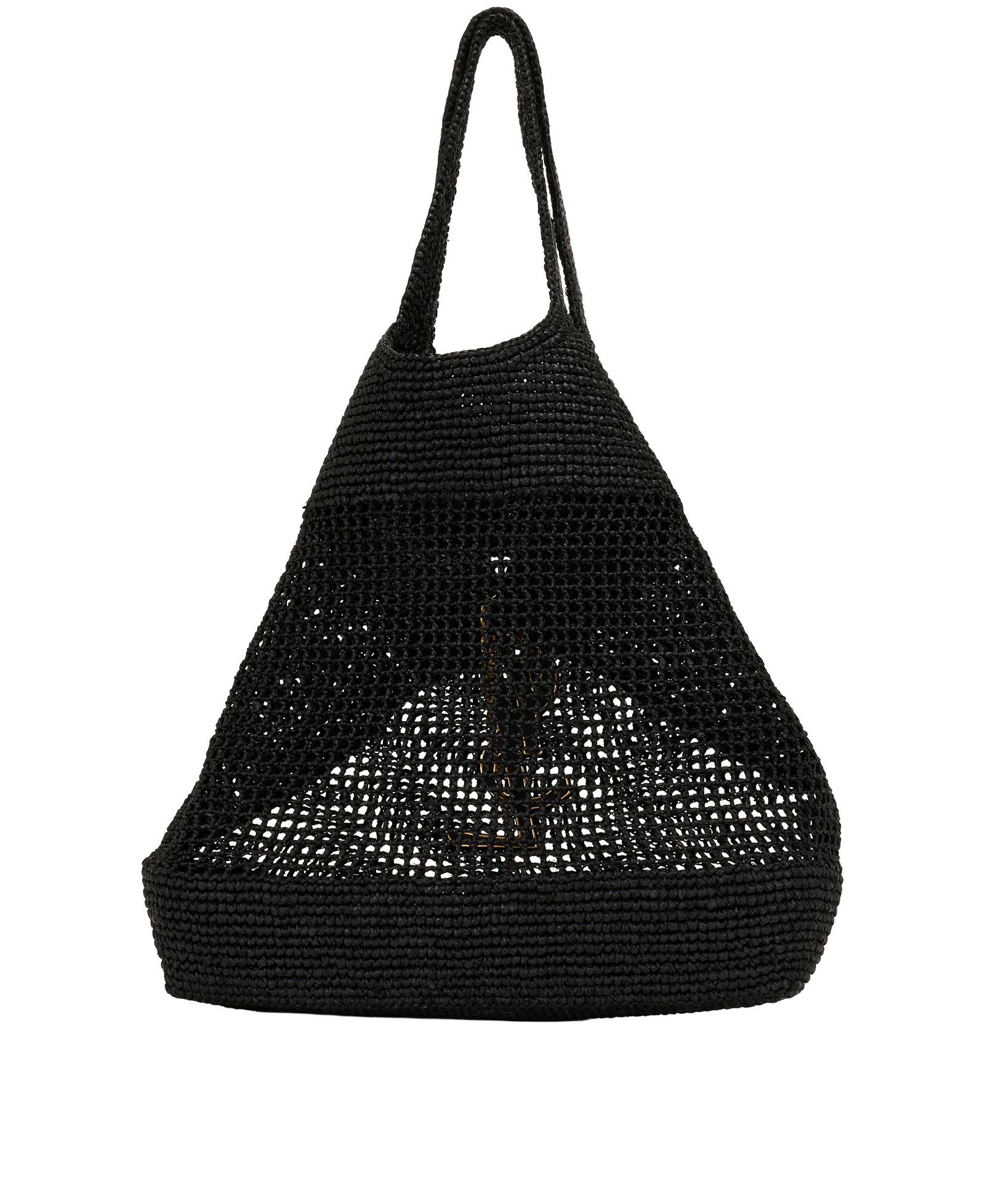 Icare Maxi Tote, &pound;2,900, Handbags, Black, Raffia, Back view